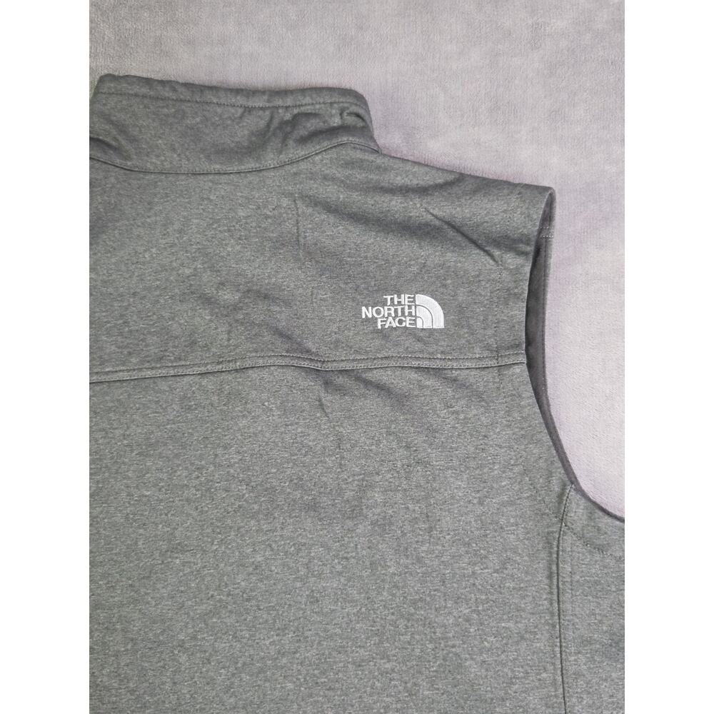 The North Face Men's Size M WindWall Softshell Vest Grey Winter C37-38 - Picture 10 of 11